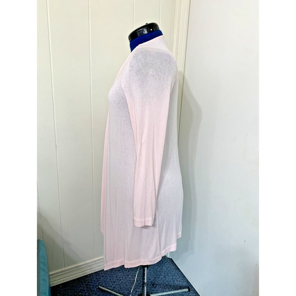 J Jill WEAREVER COLLECTION Pink Open FRONT CARDIGAN SIZE MEDIUM Beachy Resort - Picture 2 of 9